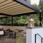 Image of outdoor cafe seating at Arnos Vale Cemetery