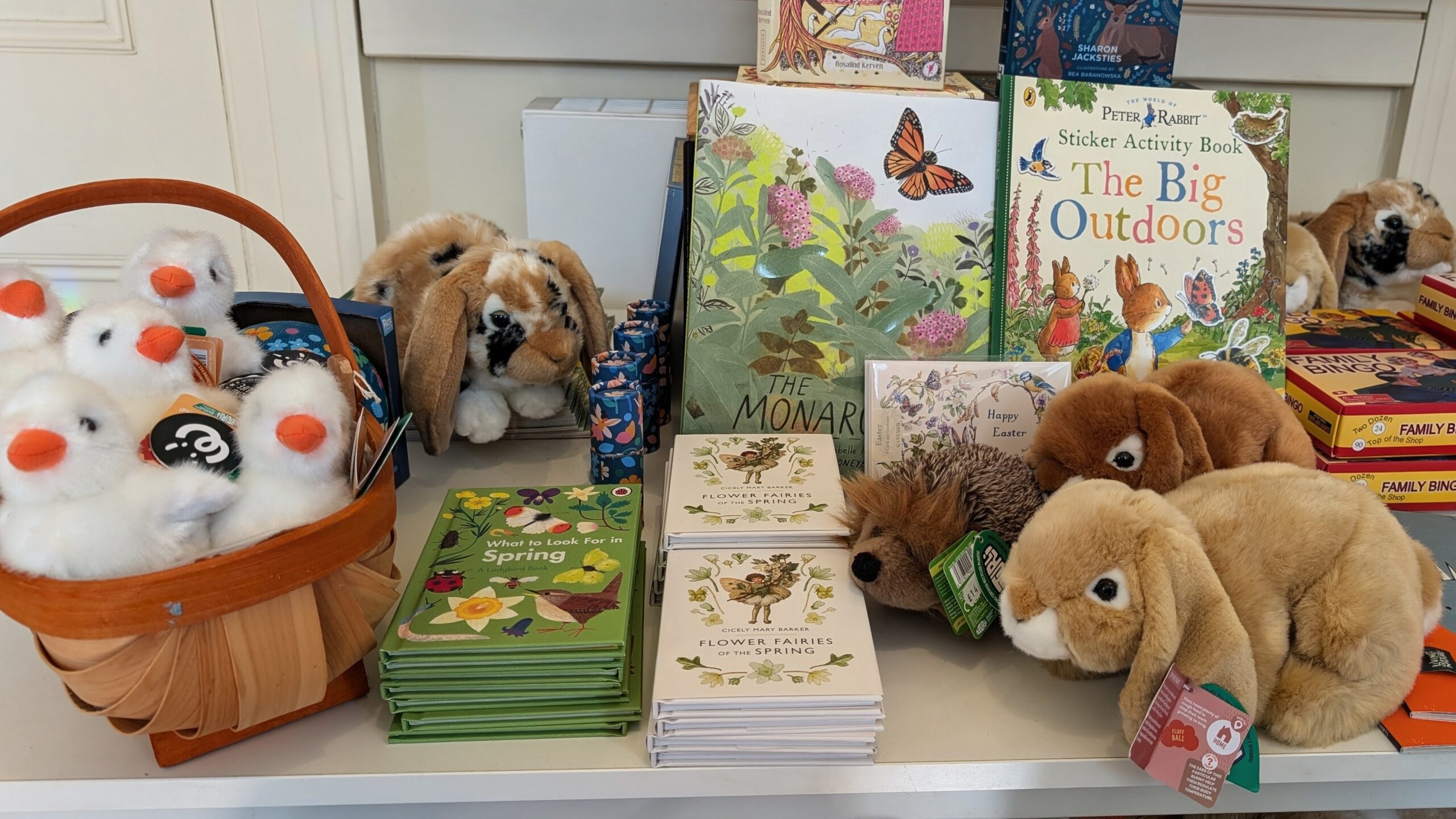 Easter gifts for Children in the gift shop