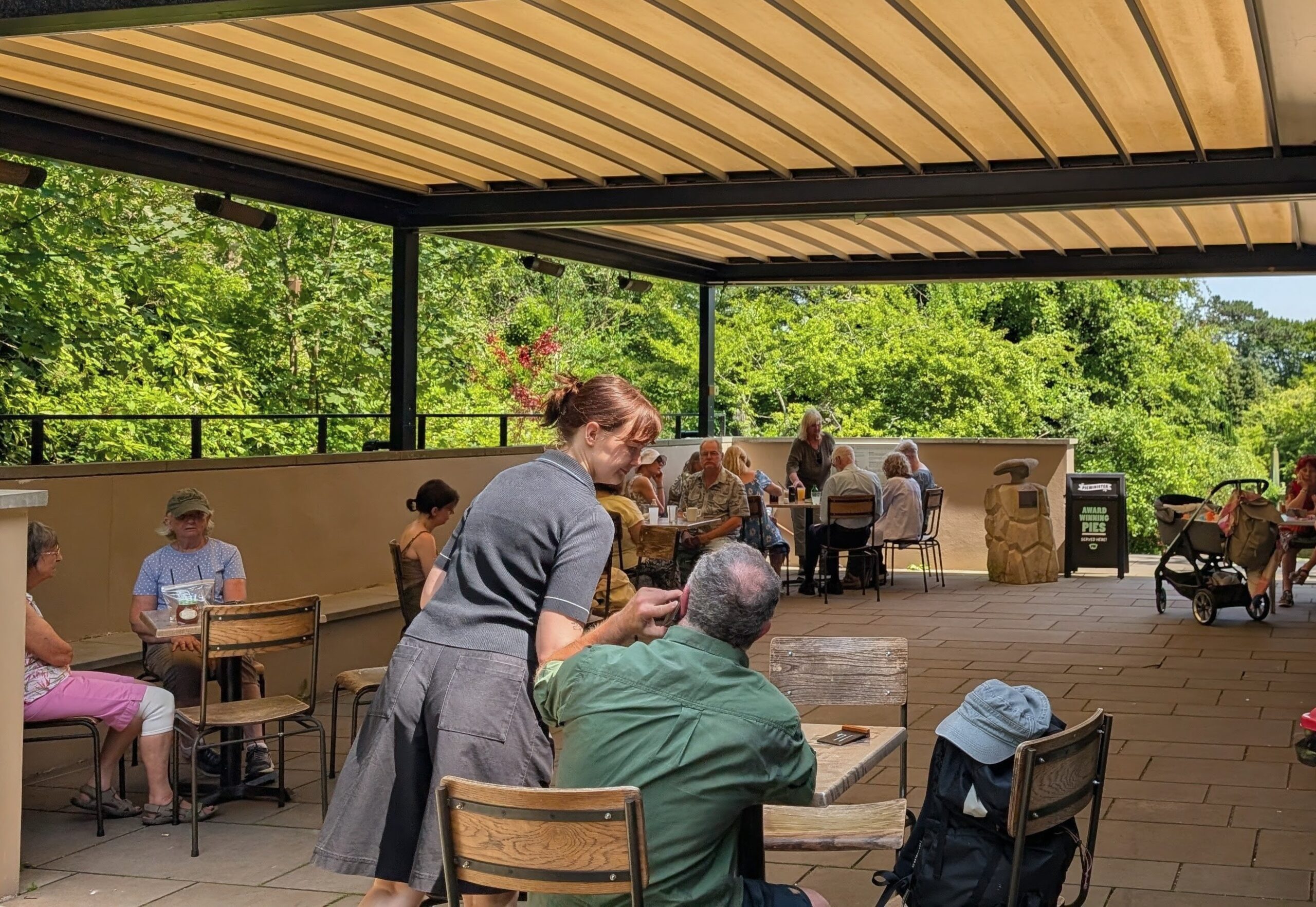 Outdoor Cafe Terrace at Arnos Vale